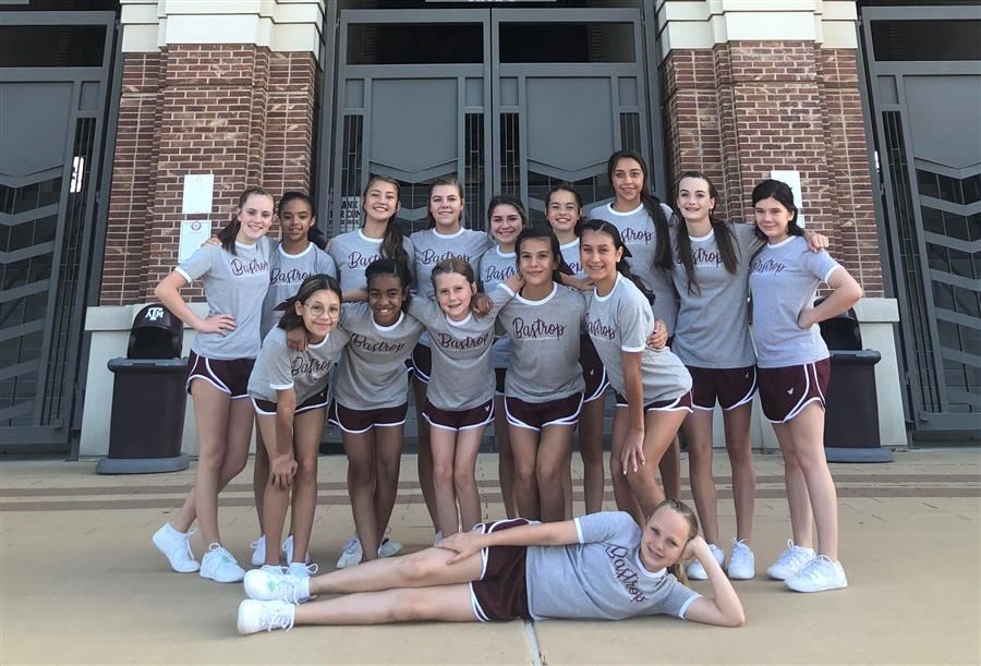BMS Cheer at UCA Camp in College Station, TX